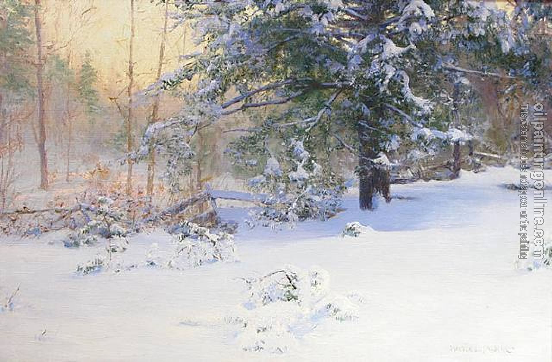 Walter Launt Palmer - The First Snow